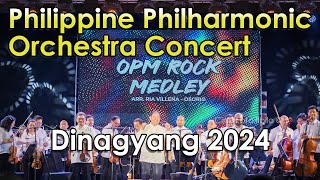 Iloilo City  Philippine Philharmonic Orchestra Concert  OPM Rock Medley  Dinagyang 2024 [upl. by Nisotawulo]