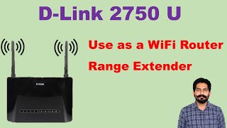 How to Setup D Link Fiber Modem Router as WiFi Repeater Wireless Access Point in Hindi [upl. by Enilrac]