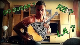 Themis BOUZOUKI LESSON 1  Taximi DO OUSAK [upl. by Yllil907]