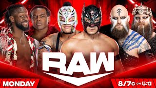 FULL MATCH — LWO vs New Day vs War Raiders  Triple Threat Tag Team Match  WWE RAW 2024 [upl. by Valdas41]