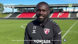 NordicBet Liga  Interview med Moses Opondo fra FC Fredericia [upl. by Ydnys]