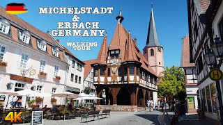 Michelstadt amp Erbach Germany  Walking Tour  2023  Town Hall 500 years [upl. by Ytsanyd]