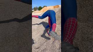 Funny SPIDERMAN amp Blue VENOM Real Life  Spider Man STUNTS Funny Moments Video [upl. by Lello]