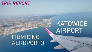 Lecę z Rzymu FCO do Katowic KTW  Wizzair  A320neo  Trip report [upl. by Hsiri]