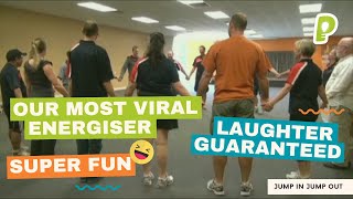 Group ENERGISER WarmUp Fun Game  Jump In Jump Out  playmeo [upl. by Buine]