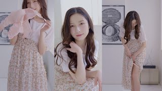 4K 고화질 세로룩북 리사의 꽃 원피스 룩북❤️  리사룩북 LOOKBOOK [upl. by Gadmon]