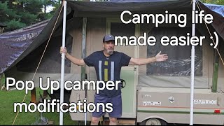 Pop up camper cool modifications popupcamper [upl. by Cyrille]