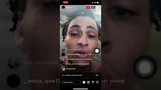 kbreeezo instagram live [upl. by Enelhtac]