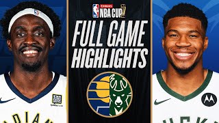 PACERS at BUCKS  EMIRATES NBA CUP 🏆  FULL GAME HIGHLIGHTS  November 22 2024 [upl. by Eirbua999]