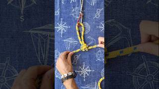 Mid line loop ⛵️ sailing knots sailinglife sailboat nodi tutorial boat shorts vela [upl. by Liagabba942]