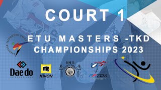 ETU MASTERS CHAMPIONSHIPS 2023  COURT 1 [upl. by Htabazile]