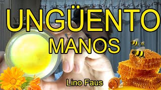 UNGÜENTO MEDICINAL PARA MANOS y NUDILLOS AGRIETADOS  Reparador y Cicatrizante  Lino Faus [upl. by Nylkoorb]