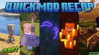 Minecraft Mods Quick Recap  Cinematic Showcase  Episode 3 minecraftmods [upl. by Alleusnoc]