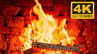 Perfect Fireplace Ambience for Relaxation🔥3 Hours of Christmas Fireplace Crackling amp Burning Logs [upl. by Yrac]