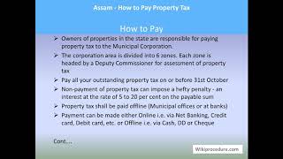 Assam  How to pay Property Tax [upl. by Maples913]