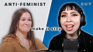 Feminists VS Antifeminists A Tough Watch [upl. by Eilyab]