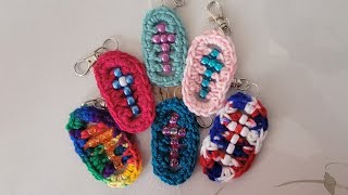 Crochet Fidget Cross Keychain Pattern Easy level [upl. by Franz]