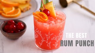 RUM PUNCH  Caribbean Recipes [upl. by Annaiek]