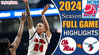 Ole Miss vs Delaware State FULL Highlights  Nov 14 2024  College Womens Basketball 2024  Ncaa [upl. by Seldan]