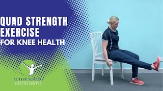 Quadricep strengthening exercise for knee health [upl. by Buchanan]