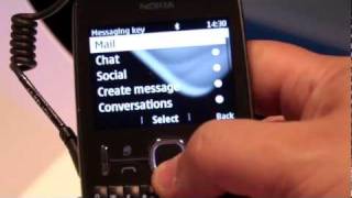 Nokia Asha 200 handson EN [upl. by Enimsaj]