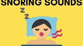 Snoring sounds 1 Hour [upl. by Annaehr]