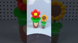 Parent child crafts  Childrens crafts  Small flowers  DIY  Folding  DIY  Tutorial [upl. by Meesan649]