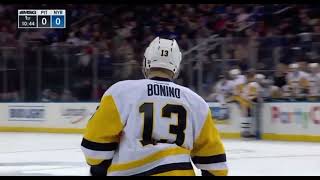 Nick Bonino Goal Against NY Rangers 4917 Assisted by Dominik Simon amp Phil Kessel [upl. by Dena]