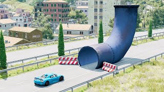 Mobil vs Pipes  BeamNG Drive [upl. by Alled]