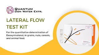 Quantum DON Water Extraction  Rapid Test for DON detection in grains nuts cereals amp animal feed [upl. by Juliana830]