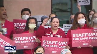 Kaiser Permanente workers authorize strike [upl. by Kramer78]