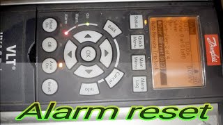 VLT HVAC Drive Alarm reset proceduresystem [upl. by Nnateragram]