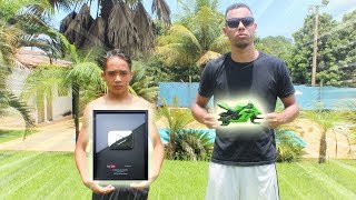 MS2 VS ALADDIN  KAWASAKI NINJA VS PLACA DO YOUTUBE  DESAFIOS DE FUTEBOL ‹ Michel Silva › [upl. by Agnella]