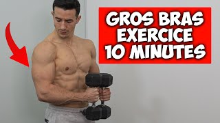 Des gros bras en 10 minutes exercice maison [upl. by Key]