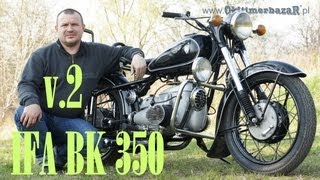 OldtimerbazaR  IFA MZ BK 350  część 2  opowiada Piotr Kawałek [upl. by Mohsen]