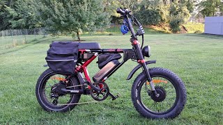 Changing out flat front tire on customers Ariel Rider Grizzly Ebike arielridergrizzly ebike [upl. by Eycal]