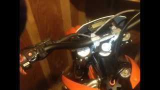 KTM SXF 350 ENDURO LIGHTING KIT FROM SICASS RACING [upl. by Ittap]