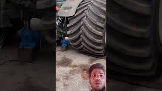 Sabse bda tyre 😱😍 tyre bigtyre agriculture tyrepower farming tyreworld [upl. by Bonina]