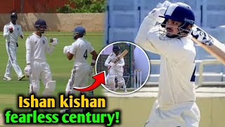 Ishan kishan century  Ishan kishan batting highlights  ishan kishan batting today [upl. by Lemmueu]