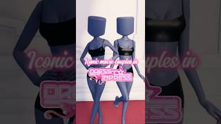 Iconic movie couples in Dress To Impress🎬 dresstoimpress roblox dti shorts trending blowup [upl. by Hama]