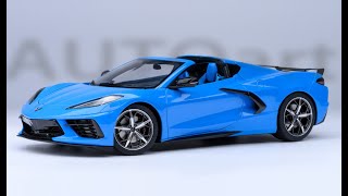 Review AUTOart Chevrolet Corvette C8 Stingray Z51 118 [upl. by Hulbig554]