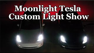 New Tesla Custom Light Show [upl. by Nashner698]