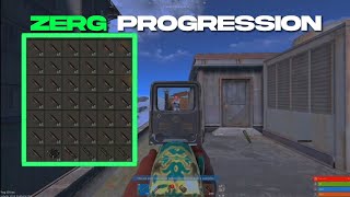 Zerg progression on the comp server  Rust console [upl. by Ajad730]