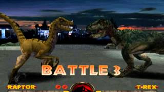 Warpath Jurassic Park Raptor VS TRex [upl. by Ellivro]