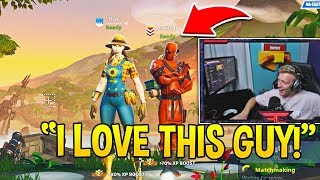 Tfue CRIES OF LAUGHTER Playing DUOS with This OLD GUY in Fortnite [upl. by Greenman]