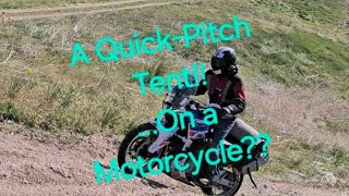 Honest Tent Review Moto Camping on Aprilia Tuareg 660 [upl. by Isnan262]