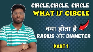 circle  radius  diameter  what is circle  examples [upl. by Kauffman169]