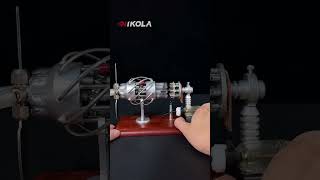 16 cylinder Stirling engine model [upl. by Niatsirk]