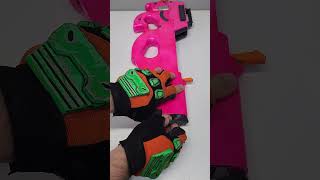 Nerf Fortnite P90 VS 3D Printed Nerf P90 [upl. by Abbott]