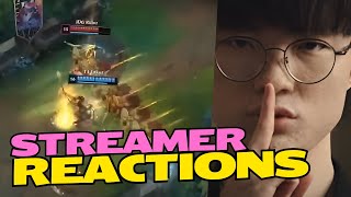 Reactions To Faker Finding Ruler INSANE PLAY  Worlds 2023 [upl. by Sanoy971]